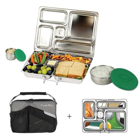 planetbox stainless steel bento box|planetbox lunch boxes on sale.